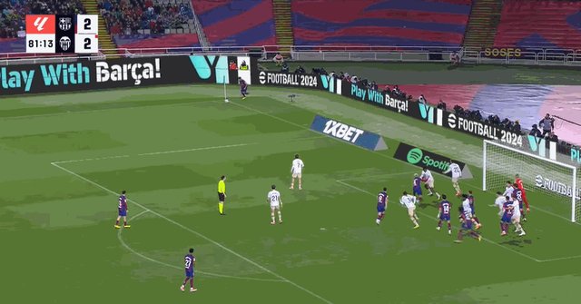 1714426730445033637.gif kaiyun-【西甲】阿劳霍送点,莱万戴帽,巴萨主场4比2瓦伦